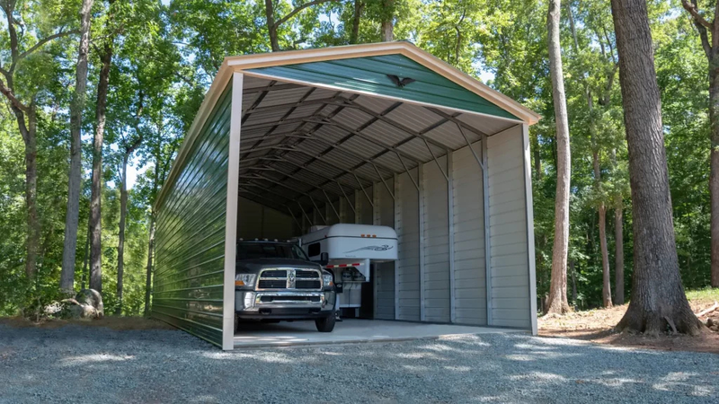Enclosed RV Shelter